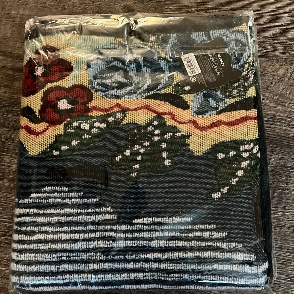 Last* Nathalie Lete MARIA illustration w/ Gobelins woven fabric! Wall tapestry!